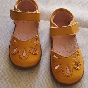 Livie & Luca Mustard Dress Shoes with Strap